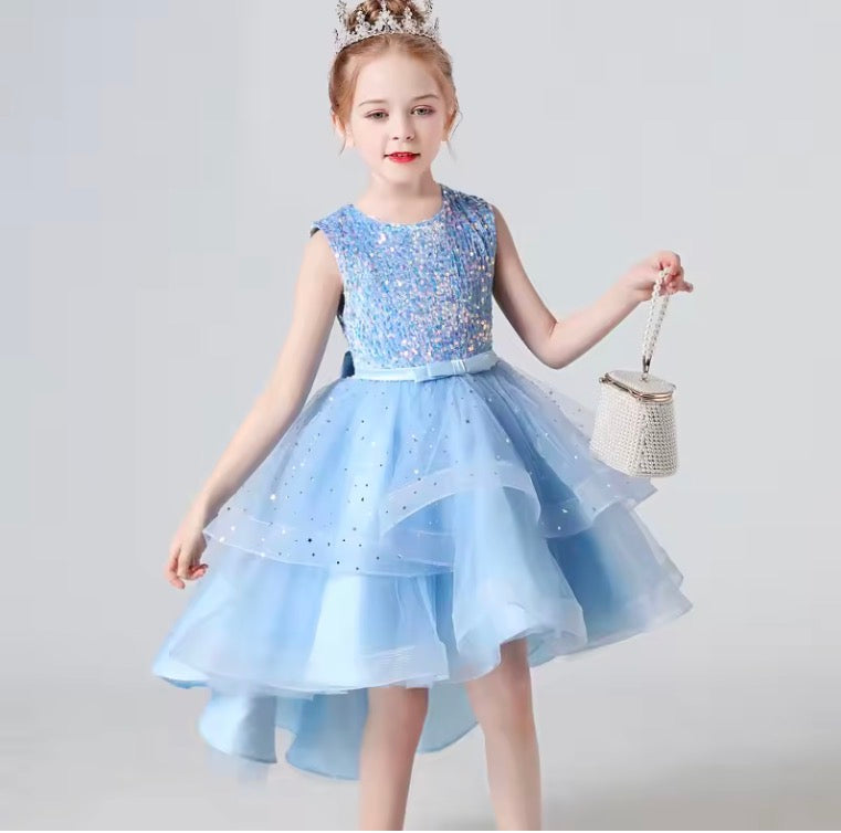 Sequin Lace Flower Girl Dress