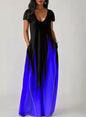 New Summer Loose Print Casual Women's Dress