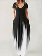 New Summer Loose Print Casual Women's Dress