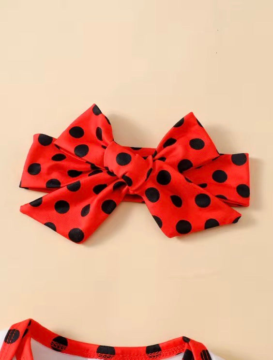 Cute Summer Outfits Short Sleeved Ladybug