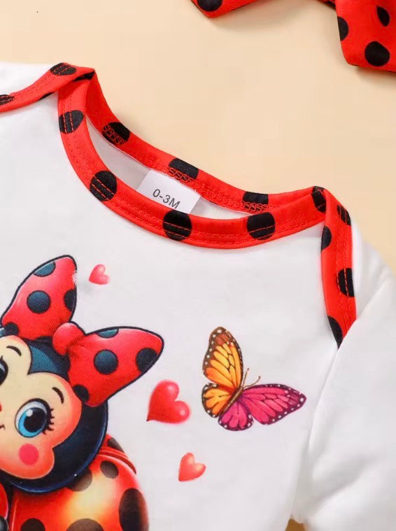 Cute Summer Outfits Short Sleeved Ladybug