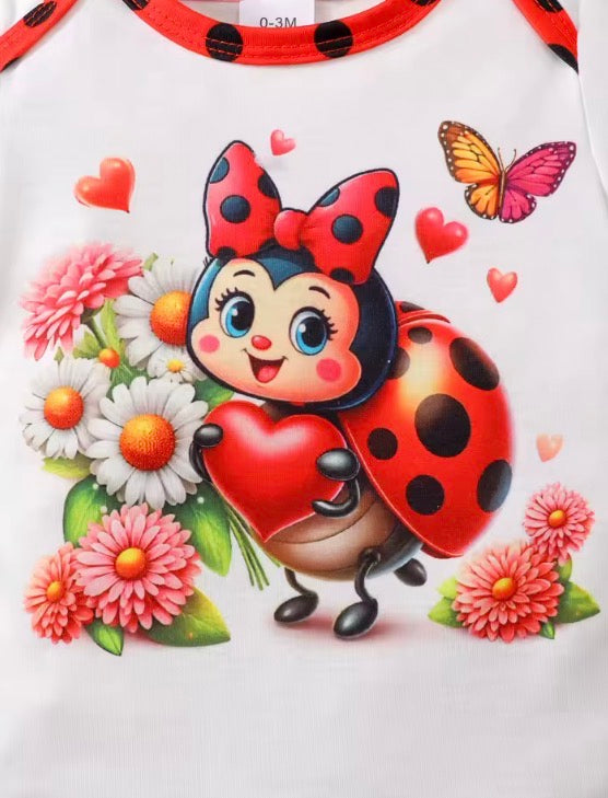 Cute Summer Outfits Short Sleeved Ladybug