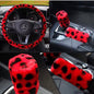 3Pcs/set Fashion Leopard Printed Car Interior Covers