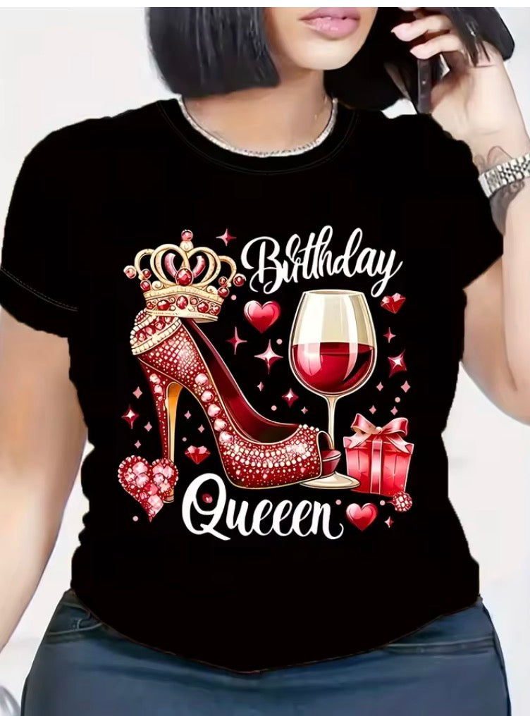 Birthday Queen Graphic T-Shirt