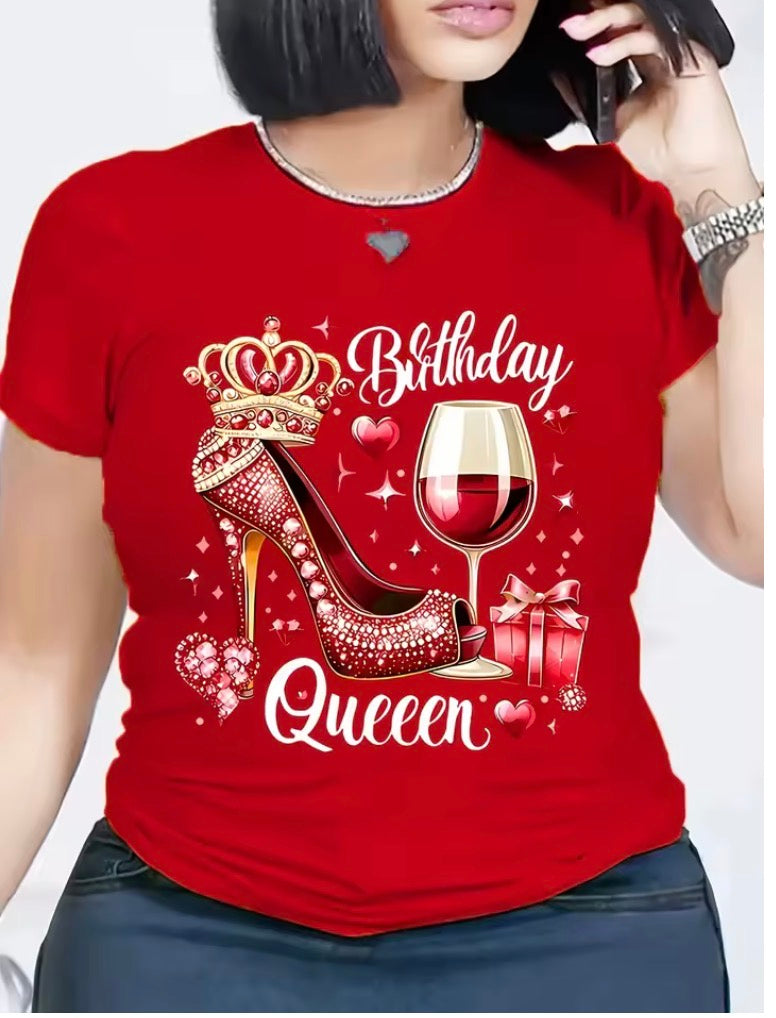 Birthday Queen Graphic T-Shirt