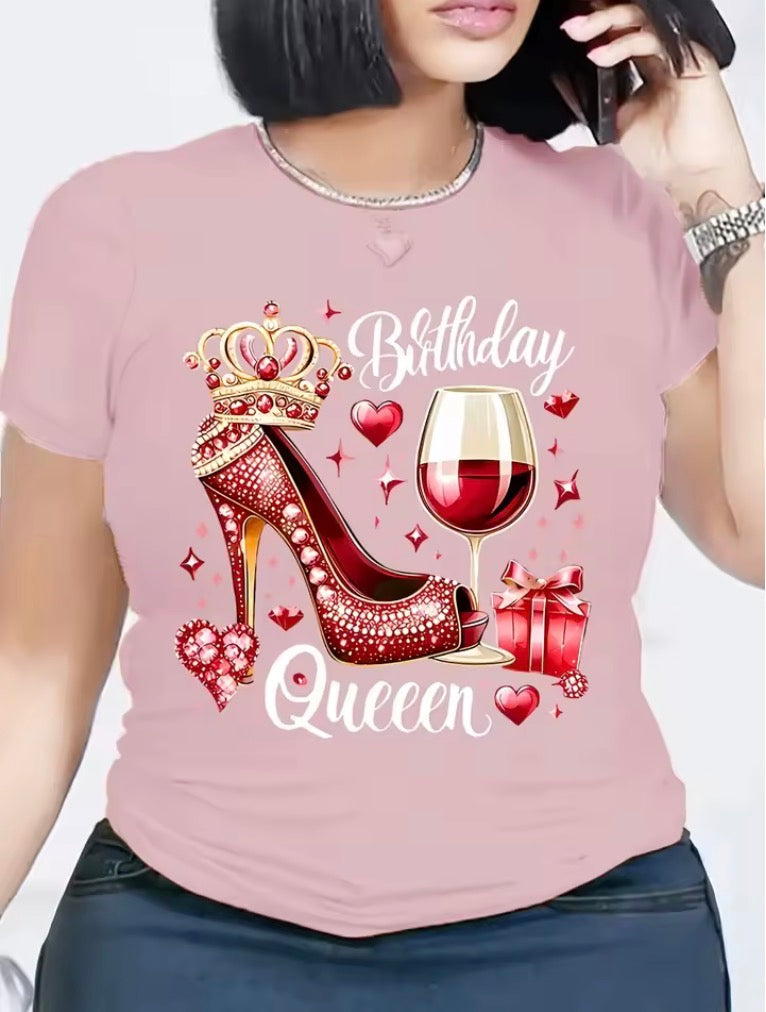 Birthday Queen Graphic T-Shirt