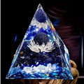 Galaxy Crystal Pyramid Ornament