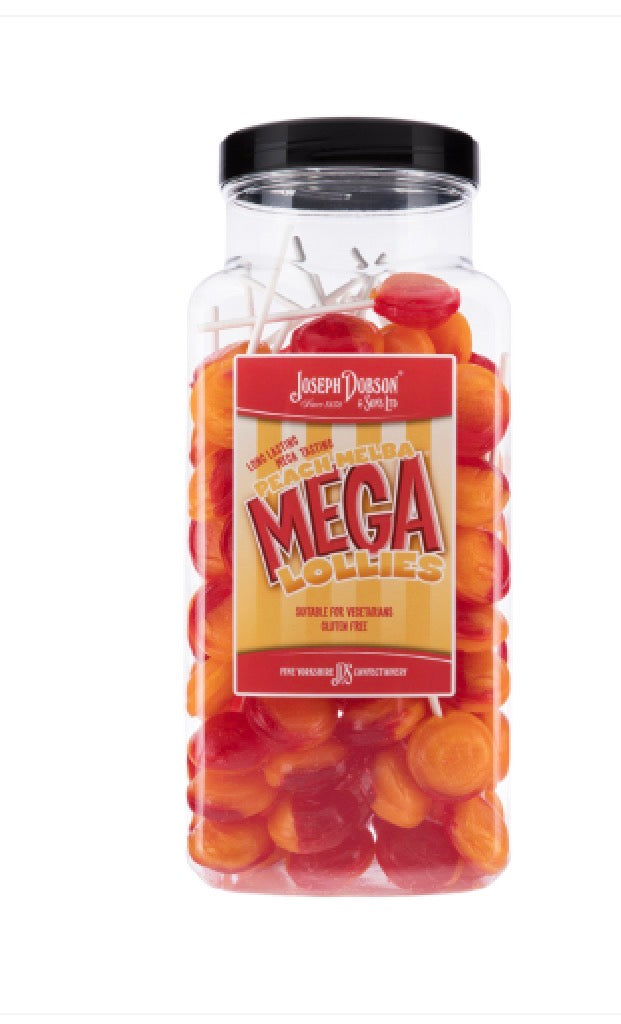 Peach Melba Mega Lolly