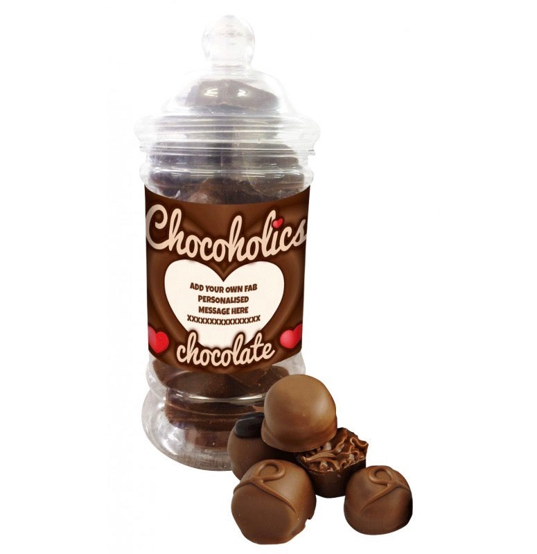 PERSONALISED BELGIAN CHOCOLATE JAR