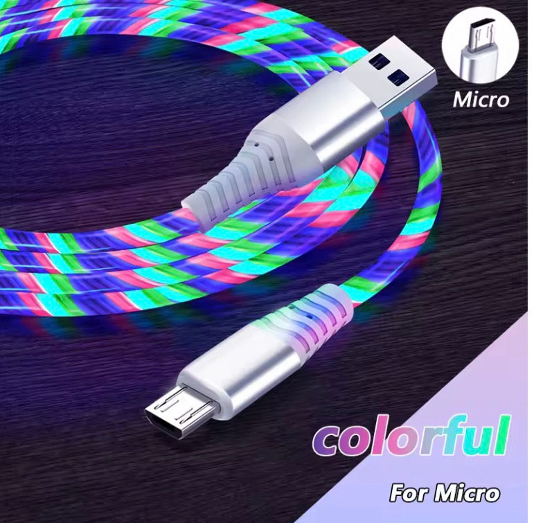 LED Flow Charging Cable