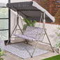 3 Seater Swing Bench With Canopy