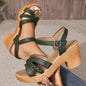 Summer High Heels Ankle Strap Sandals