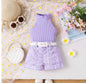 Girls Summer Shorts Set
