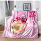 Juicy Couture Pink Crown Fleece Blanket