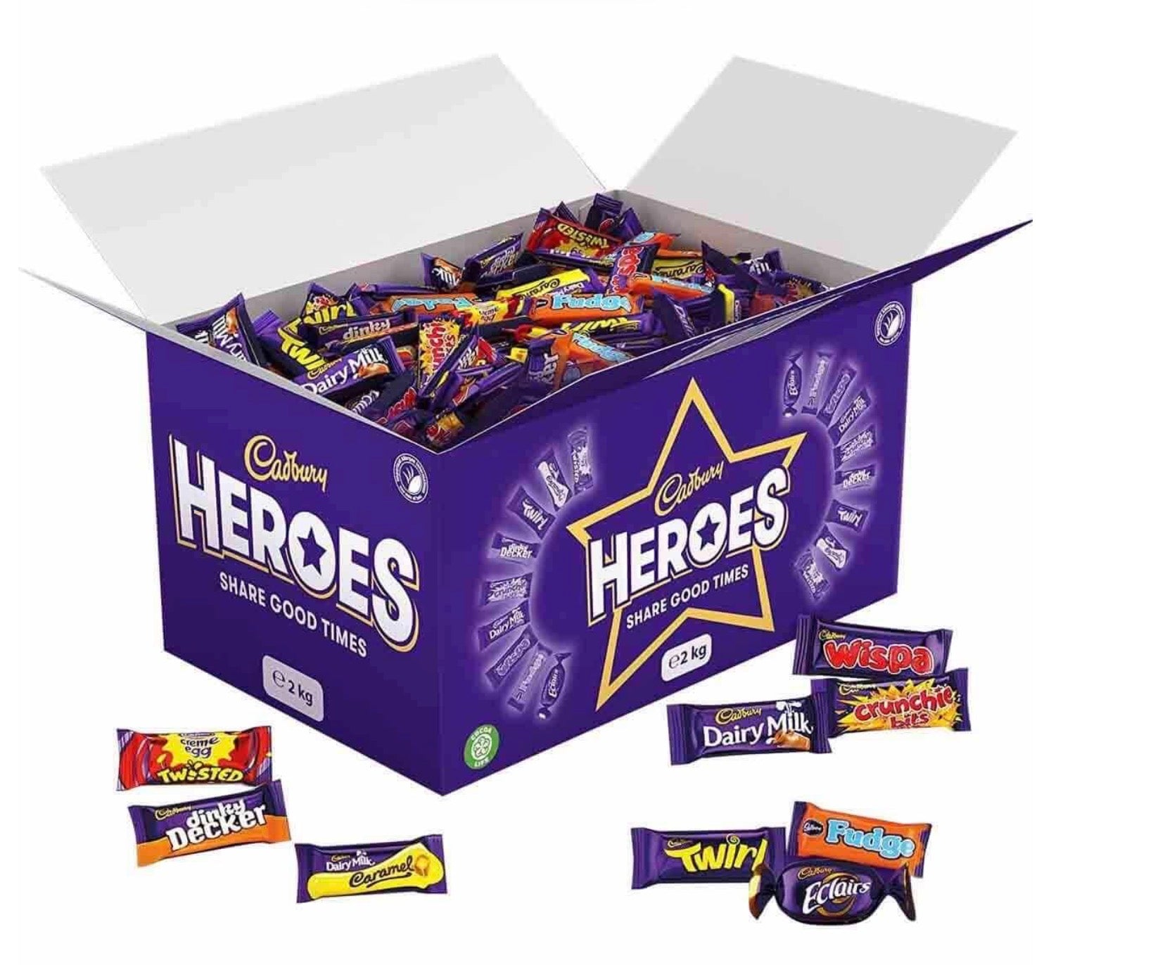 HEROES CHOCOLATES BULK SHARE BOX