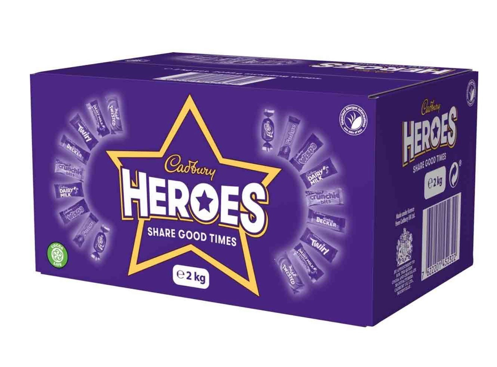 HEROES CHOCOLATES BULK SHARE BOX