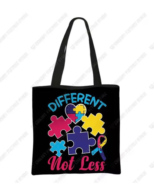 Autism Awareness Tote Bag Autism Shopping Bag