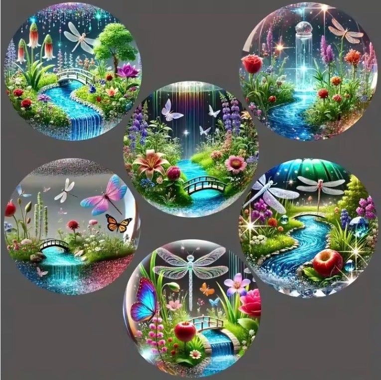 6 Pieces/Set Of Dreamy Landscape Coasters