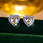 Cute Female Small Heart Stud Earrings