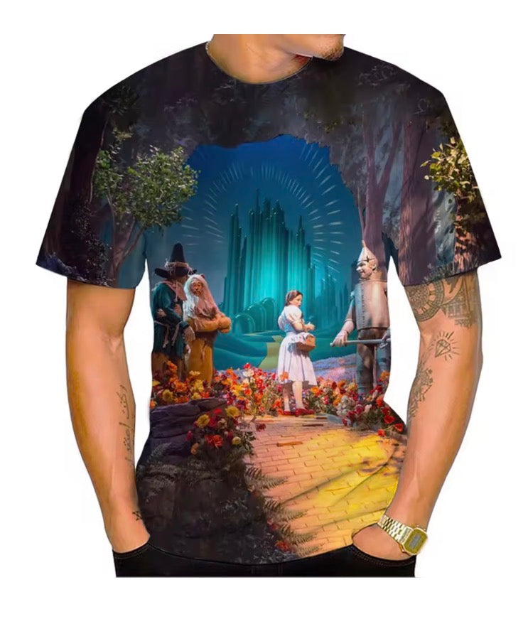 The Wizard of Oz 3D Printed T-Shirt