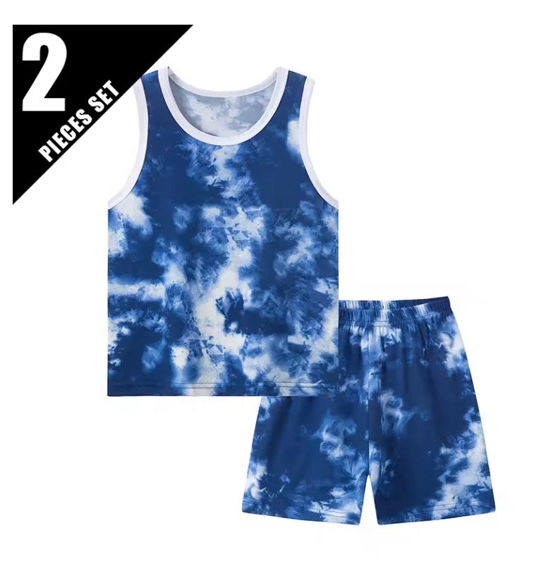 2 Pcs Summer Children's Camouflage