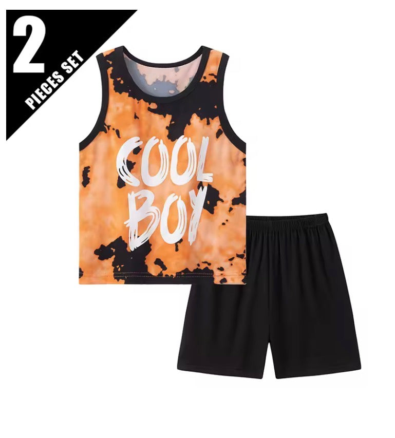 2 Pcs Summer Children's Camouflage