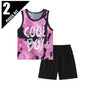 2 Pcs Summer Children's Camouflage