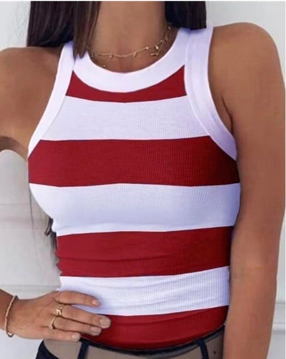 Summer Basic Elastic Tank Top