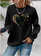Style Of Long-Sleeved, Large-Sized Sweatshirt