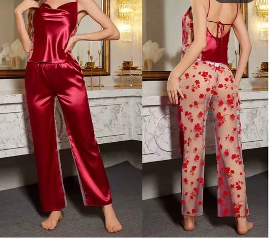 Women's Luxury Silk Pyjamas Satin