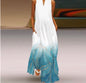 Vintage Print Maxi Dress For Women