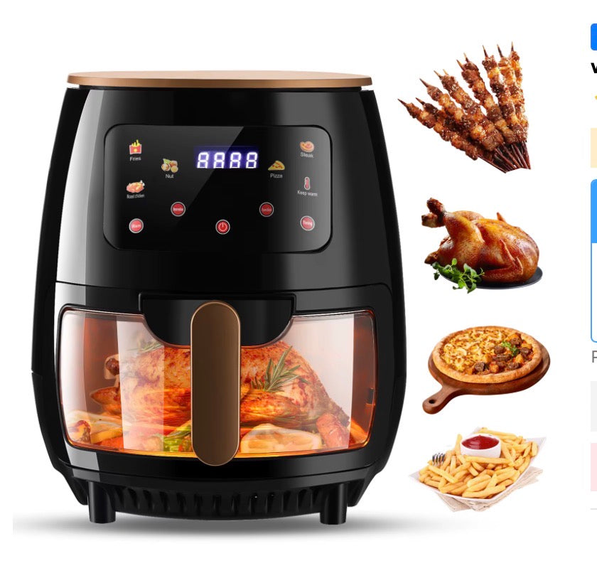 Air Fryer, 6QT Airfryer Oven with Viewing Window