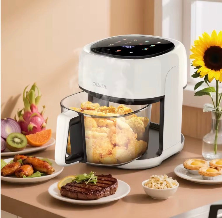 5L AIR FRYER LARGE TRANSPARENT MULTIFUNCTION