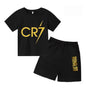 CR7 Printed Short Sleeve Children Set