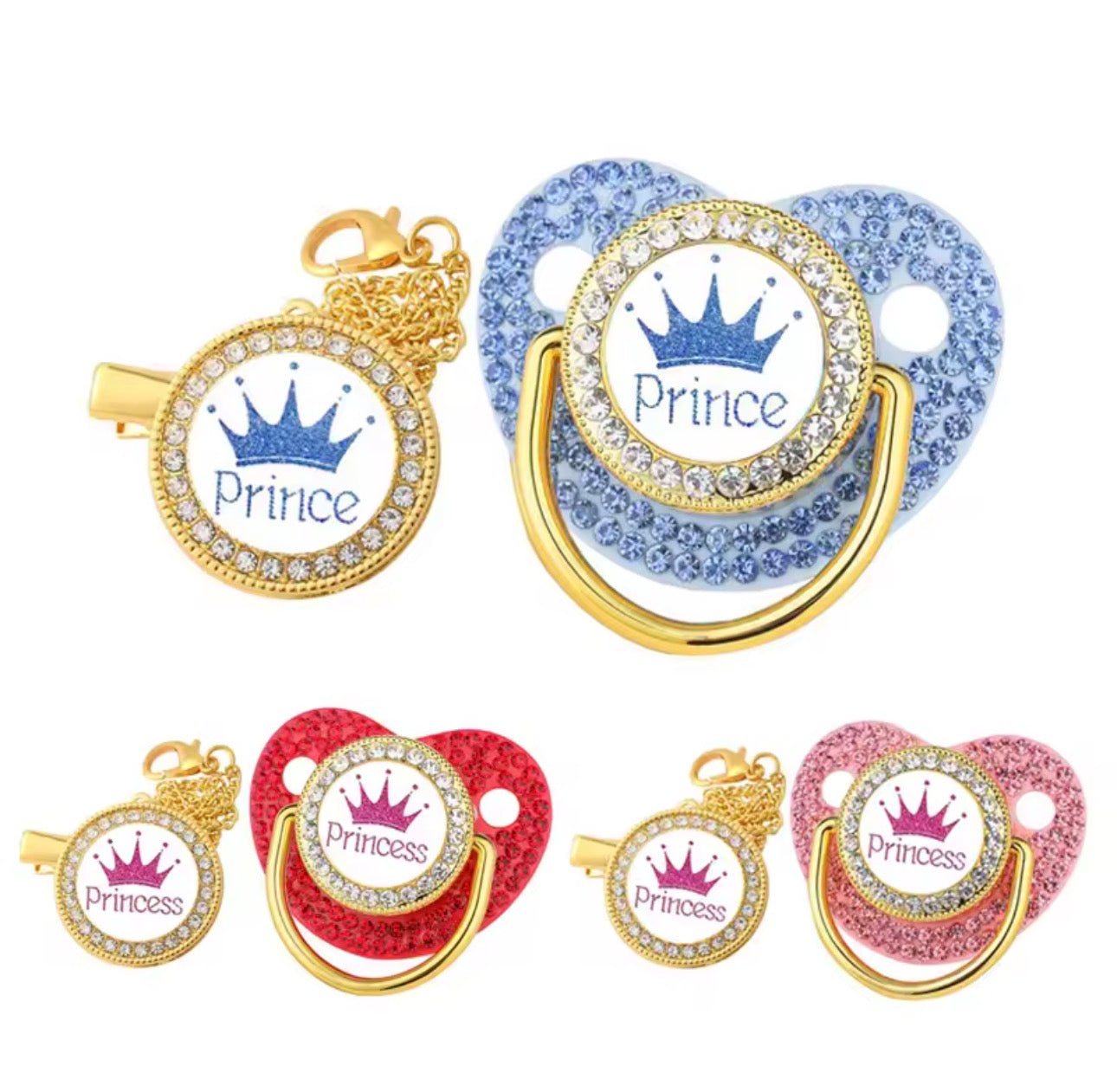 Crown Newborn Soother Prince/Princess