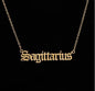 Zodiac Sign Astrology Necklace
