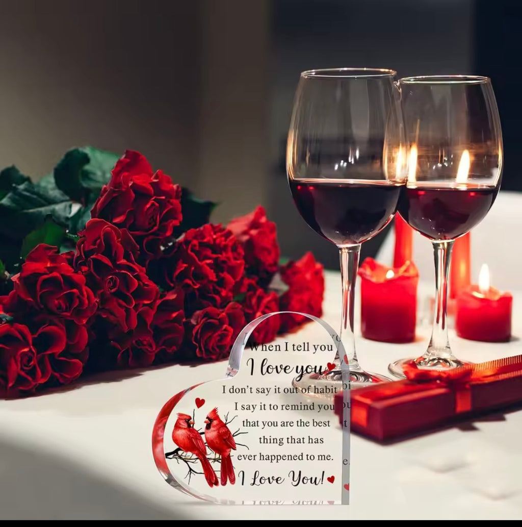 To My Love Acrylic Gift
