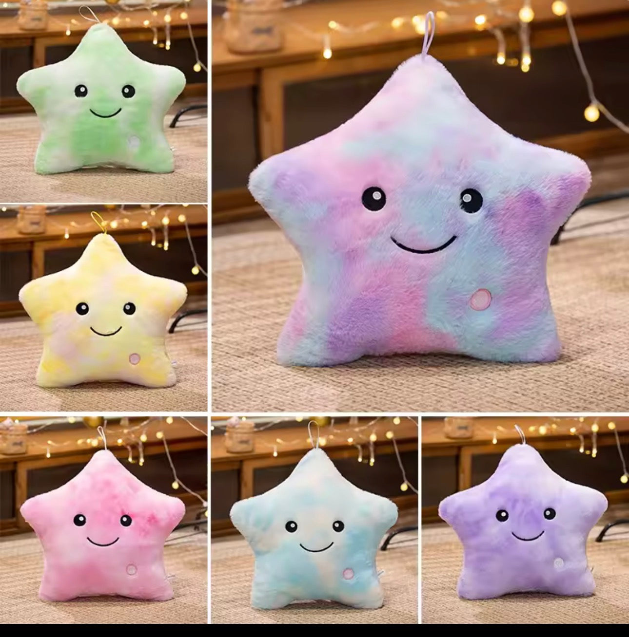 LED Light Star Plush Toy