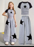 2-Piece Girls’ Set (Five-Pointed Star Design) ⭐👧