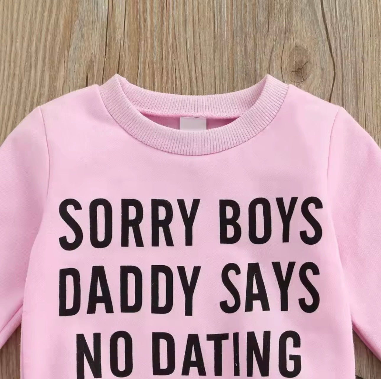 Girls’ 2-Piece Outfit – Slogan Sweatshirt & Camo Joggers Set 💕👧