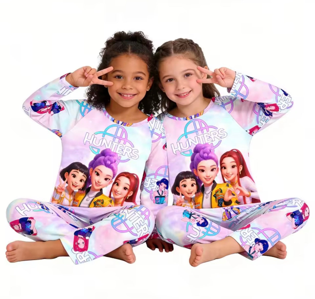 HUNTERS Girls Character Pyjama Set