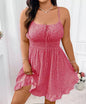 Plus Size Floral Smocked Summer Dress