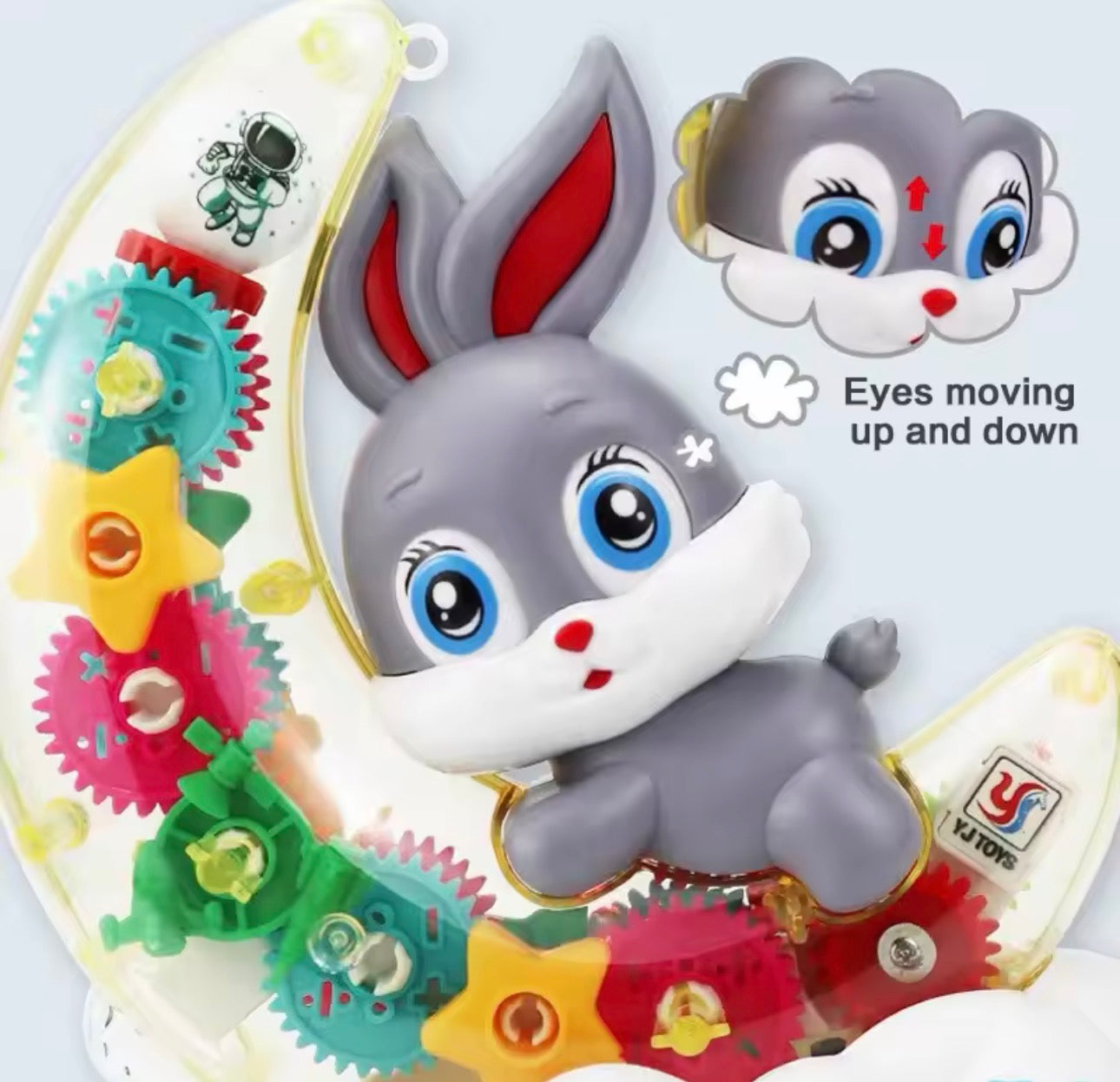 Starry Sky Cute Rabbit Electric Toy
