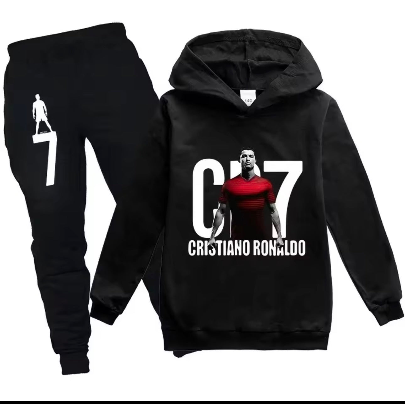 CR7 Inspired Kids Hoodie & Jogger Set