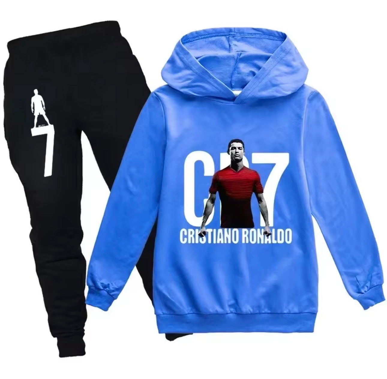 CR7 Inspired Kids Hoodie & Jogger Set