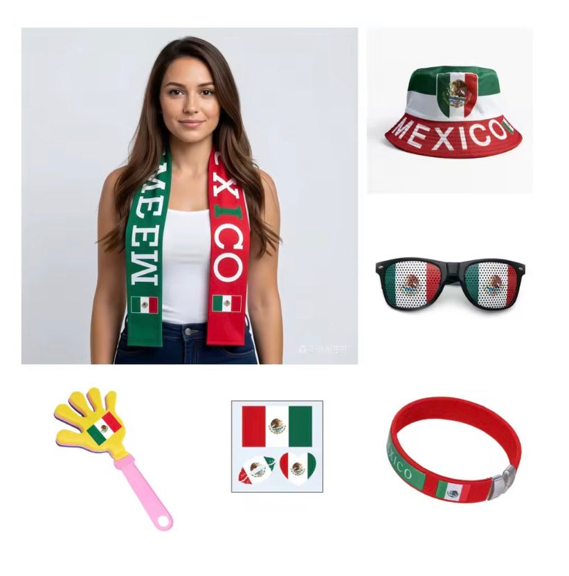 World Cup Fan Series 6-piece Combination Peripheral Cheering Supplies