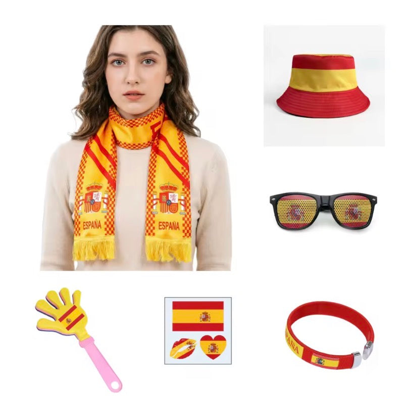 World Cup Fan Series 6-piece Combination Peripheral Cheering Supplies