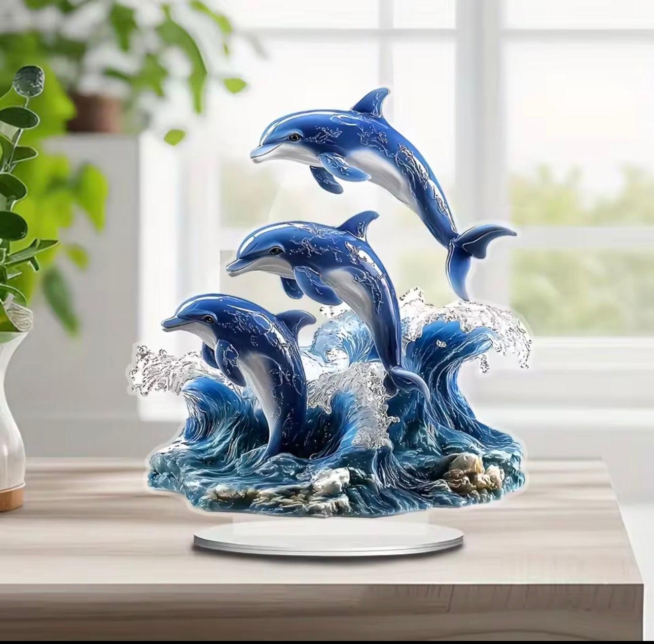 Beautiful Dolphin Acrylic Ornament