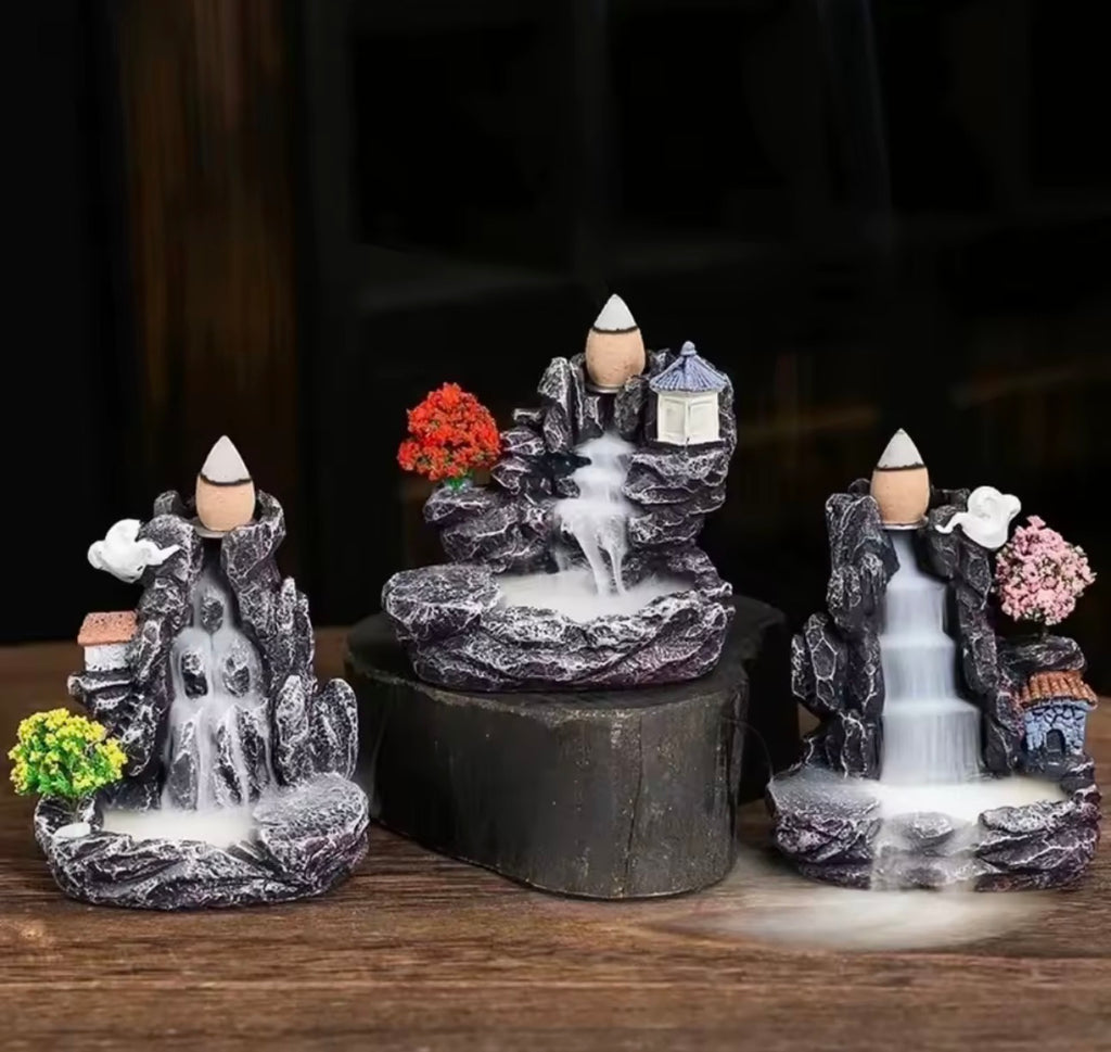 Recirculating Aromatherapy Waterfall Burner