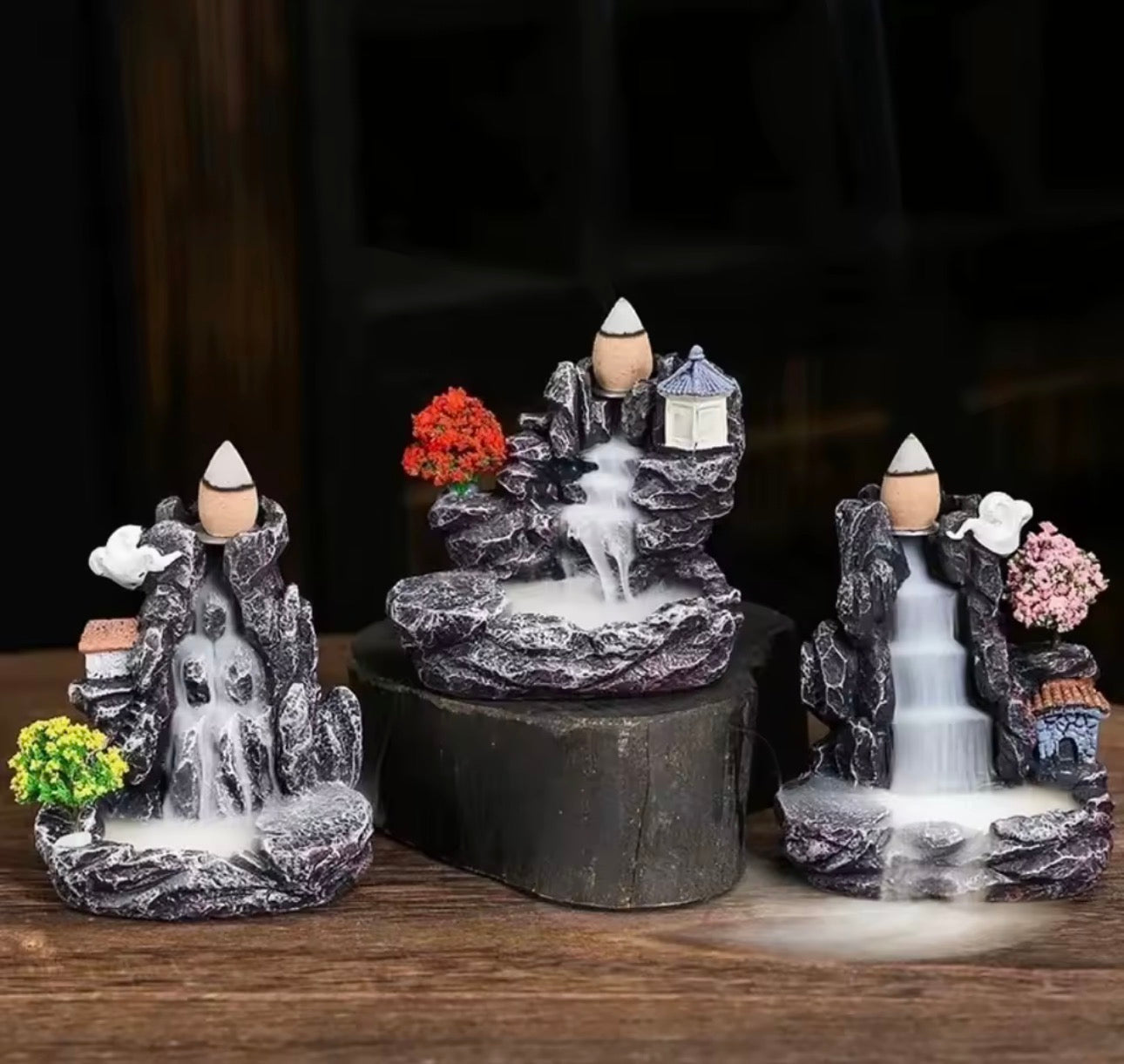 Recirculating Aromatherapy Waterfall Burner